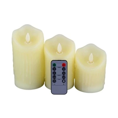 LED tswm ciab 3 Daim - Tearing tswm ciab, Ivory Dawb, Kem tswm ciab roj teeb ua hauj lwm nrog tej thaj chaw deb tswj thiab timer